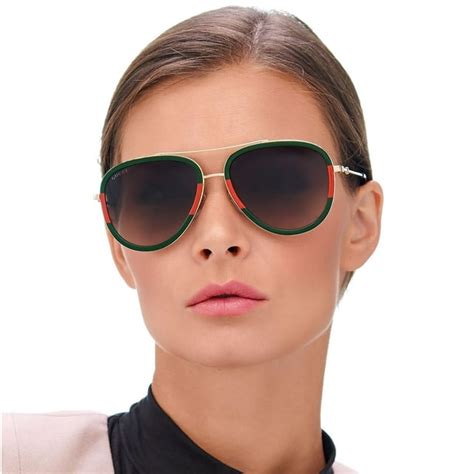 gucci clear red and green sunglasses|gucci gg0062s sunglasses.